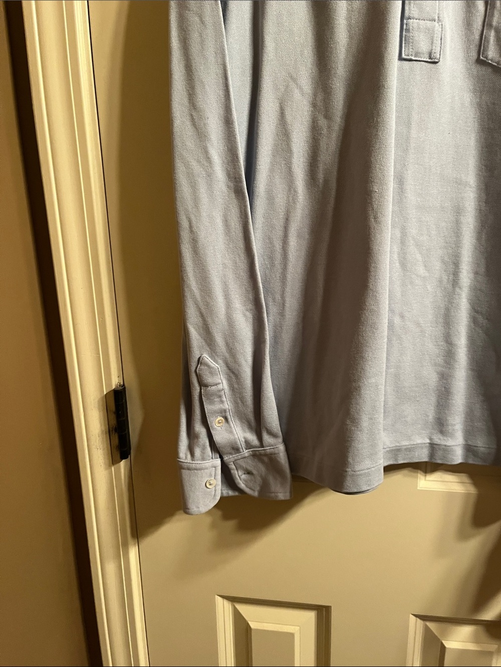 Polo by Ralph Lauren Light Gray Pique Polo Shirt - Picture 5 of 5